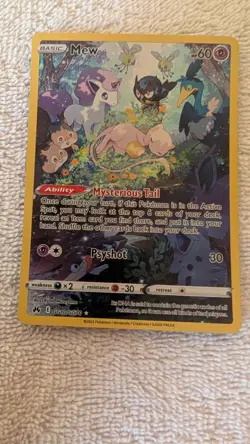 Pokemon Mew GG10/GG70 Crown Zenith: Galarian Gallery Holo NM Mint - Image 1
