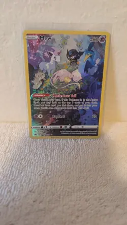 Pokemon Mew GG10/GG70 Crown Zenith: Galarian Gallery Holo NM Mint - Image 3