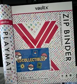 Vault X Anniversary 30th Edition Pokemon Exo-Tec 9 Pocket Zip Binder & Playmat - Image 1