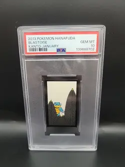 2013 POKEMON HANAFUDA KANTO JANUARY BLASTOISE PSA 10 - Image 1
