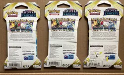 Lot 5 new sealed Pokemon Sword & Shield Silver Tempest sleeved booster packs - Image 3