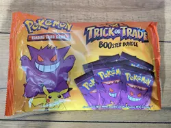 Pokemon TCG BOOster Bundle Trick Or Trade 40 Mini Packs In Whole Bag 820650850783 - Image 1