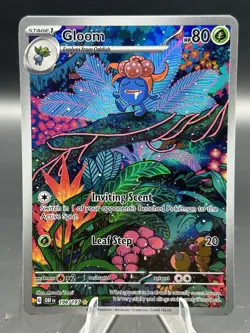 Pokemon Gloom 198/197 Illustration Rare Obsidian Flames Near Mint - Image 1