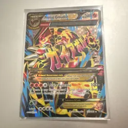 Pokemon Primal Groudon EX Full Art Ultra Rare Holo 151/160 XY Primal Clash - Image 1