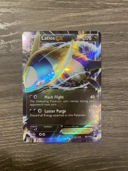Latios EX 86/116 Plasma Freeze Ultra Rare Pokemon Card - Image 1