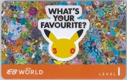30th Anniversary Pokemon Day EB World Membership Card Level 1 EB Games Exclusive - Image 1