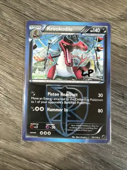 Krookodile 70/116 LP Regular Rare BW Plasma Freeze Team Plasma Pokemon - Image 1