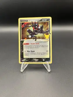 Pokemon Greninja Gold Star SWSH144 Celebrations Black Star Promo - Image 1