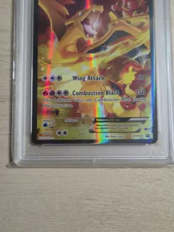 Pokemon Charizard EX Red & Blue Coll. Black Star Full Art Promo XY121 PSA 9 Mint - Image 5