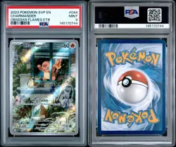 2023 POKEMON Obsidian Flames ETB BLACK STAR PROMO #044 CHARMANDER Mint PSA 9 - Image 3