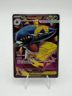 Pokemon Mega Sharpedo EX 113 Ultra Rare Full Art Phantasmal Flames NM - Image 1
