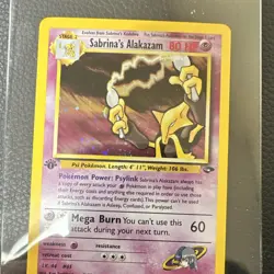 Pokemon Sabrina's Alakazam Gym Challenge 16/132 1st Edition Holo Rare - Image 3