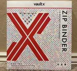 Vault X Anniversary 30th Edition Pokemon Exo-Tec 12 Pocket Zip Binder - Image 1