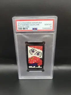 PSA 10 - Butterfree/Vileplume 2013 Hanafuda Kanto June - Pokemon - Image 1