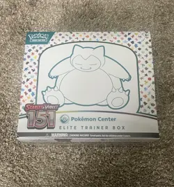 Pokemon TCG Pokemon 151 Pokemon Center Exclusive Elite Trainer Box ETB Sealed - Image 1