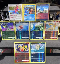 💥Solid Mid Era Pokemon Lot| Lv.x| Porygon| E Reader| Azmurill| Reverse| Clean! - Image 1