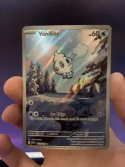 Pokemon Vanillite Illustration Rare Holo SV: White Flare 111/086 Basic 60 HP - Image 1