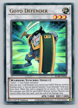 Goyo Defender - BLAR-EN058 - Ultra Rare - 1st Edition - Yugioh - Image 1