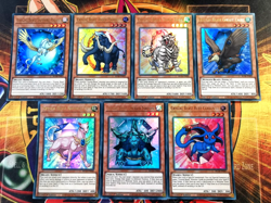 7 Card Crystal Beast Bundle: Pegasus/Cat/Ruby/Tiger (MINT) Ultra Rare Yu-Gi-Oh! - Image 1