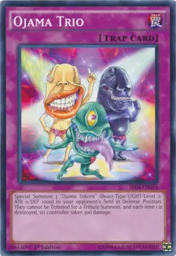 1x (NM) Ojama Trio - SR04-EN034 - Common - 1st Edition YuGiOh - Image 1