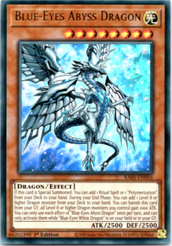 Blue-Eyes Abyss Dragon - RA01-EN016 - Ultra Rare - 1st Edition Yugioh - Image 1