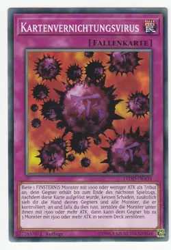 Yu-GI-OH Kartenvernichtungsvirus Common LEDD-DEA31 NEU! - Image 1