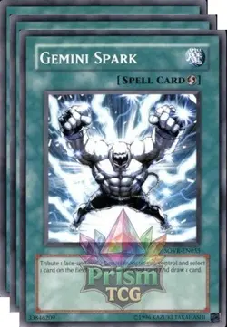 X3 Playset Gemini Spark SOVR-EN055 Yugioh - Image 1