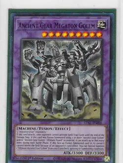 Ancient Gear Megaton Golem LDS1-EN088 Ultra Rare Purple Near Mint - 1st -Yugioh - Image 1