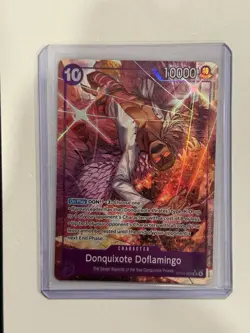 Donquixote Doflamingo OP14-069 SR English The Azure Sea's Seven - One Piece - NM - Image 1