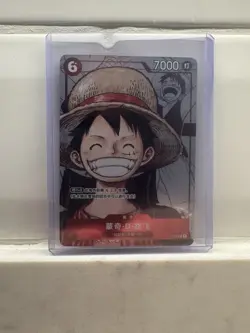 One Piece Card Monkey D. Luffy P-001 25th Anniversary Promo Chinese Rare 🇬🇧 - Image 2