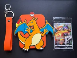 Pokemon Charizard Display Frame Rare TCG 001/012 Promo Card S-Chinese Card CSMC - Image 1