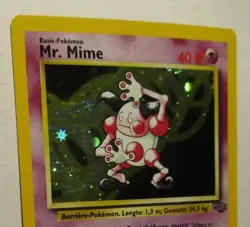 Pokemon TCG Jungle Mr. Mime Dutch Holo Card 6/64 Rare 2000 Played Vintage - Image 4