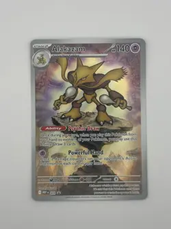 Alakazam 009 Me: Mega Evolution Promo Stage 2 140 HP Holo Pokemon TCG Card - Image 1
