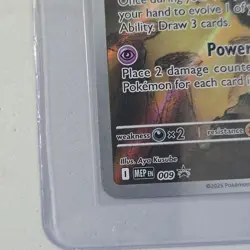 Pokemon Alakazam TCG Black Star Promo Card 009 Mega Evolution - Image 5