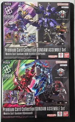 Gundam Premium Card Game Collection Gundam Assemble Set - PC01A & PC02A English - Image 1