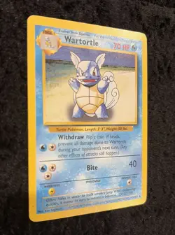 Wartortle 042/102 Base Set (Shadowless) Regular Pokemon Card - Image 2