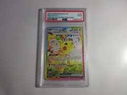 PSA 9 Pikachu EX Special Illustration Rare Surging Sparks Pokemon Card - Image 1
