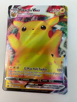 Pikachu VMAX SWSH062 SWSH: Sword & Shield Promo Cards Holo NM Near Mint - Image 1