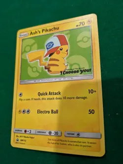 Ash's Pikachu SM112 "I Choose You" Black Star Movie Promo Pokemon Card - Image 4