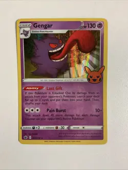Gengar Trick or Trade 2022 Holo Pokemon Card LP - Image 1
