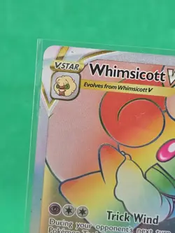 Pokemon Whimsicott VSTAR Rainbow Ultra Rare Card 175/172 Brilliant Stars MINT - Image 2