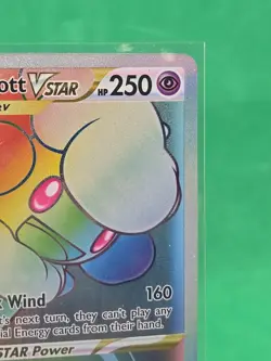 Pokemon Whimsicott VSTAR Rainbow Ultra Rare Card 175/172 Brilliant Stars MINT - Image 3