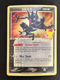 Greninja Gold Star SWSH144 PROMO Card - Pokemon TCG - Image 1