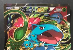 Venusaur EX XY123 XY JUMBO Pokemon Card Oversized PROMO HOLO Generations NM - Image 5
