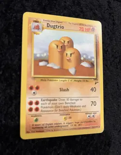 Dugtrio - 23/130 - Base 2 Set - Common - Pokemon TCG Card Unlimited Edition - NM - Image 3