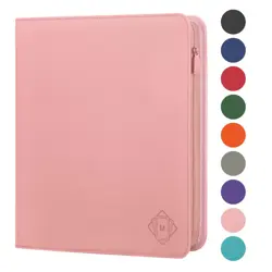 Premium Card Binder 12 Pocket for 720 Pockets Trading Card Binder, PU Zipper ... - Image 2