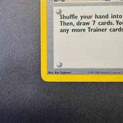 Professor Elm #96 Pokemon Trainer - Neo Genesis Set - Vintage Near Mint Card TCG - Image 5