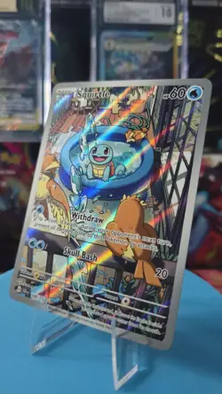 Squirtle - SV07: Stellar Crown (SCR 148/142 / Illustration Rare Pokemon Card - Image 1