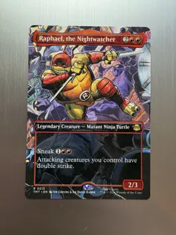 Raphael, The Nightwatcher - 213 - MTG: Teenage Mutant Ninja Turtles- Borderless - Image 1