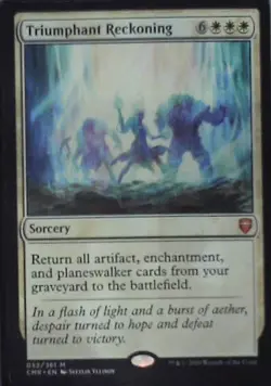 Triumphant Reckoning - Commander Legends: #52, Magic: The Gathering Nm C278 - Image 1